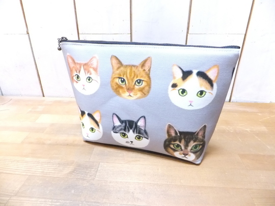 ファスナーポーチ - granny/ handmade orderbag