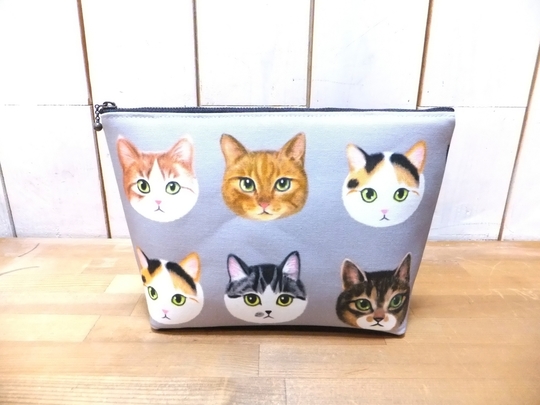 ファスナーポーチ - granny/ handmade orderbag